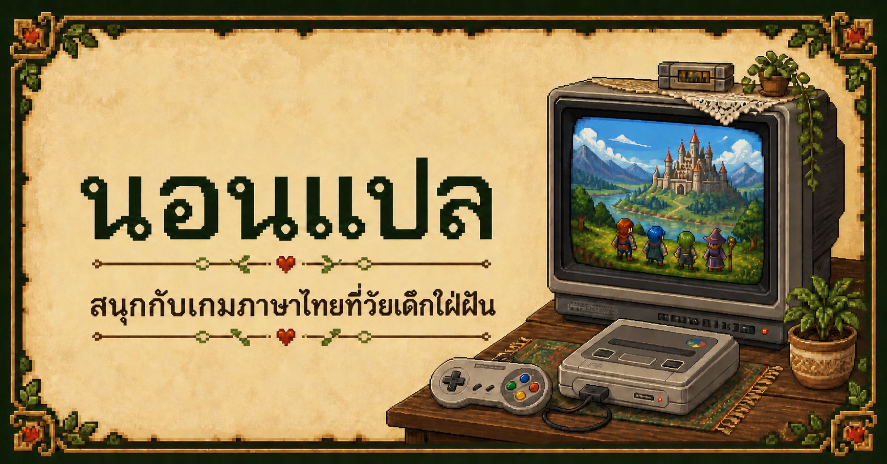 นอนแปล สนุกกับเกมภาษาไทยที่วัยเด็กใฝ่ฝัน